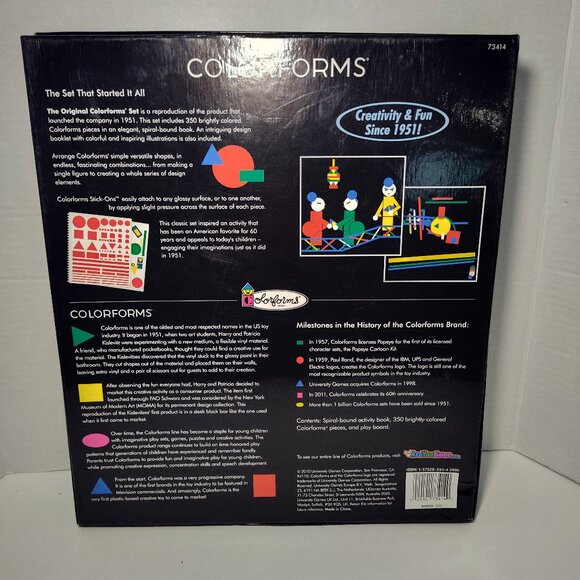 2001 Original Colorforms Set - 50th Anniversary Replica Edition 99% Complete   I - Picture 2 of 4